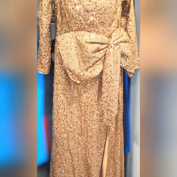 Miss Ord Sequin Formal Evening Gown - Picture 3 of 10